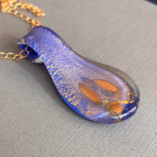 Load image into Gallery viewer, Long Lampwork Glass Necklace, OOAK