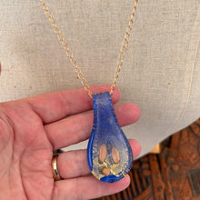 Load image into Gallery viewer, Long Lampwork Glass Necklace, OOAK