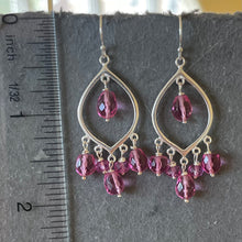 Load image into Gallery viewer, In The Pink Chandelier Earrings