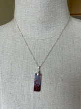 Load image into Gallery viewer, Carnelian Moss Agate Necklace, OOAK