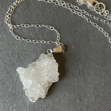 Load image into Gallery viewer, Rock the Casbah #8 Rock Crystal Quartz Necklace OOAK on Moonstone