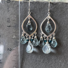 Load image into Gallery viewer, Alluring Aquamarine Earrings