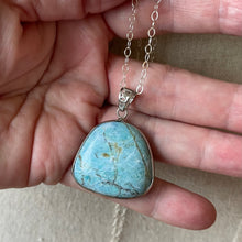 Load image into Gallery viewer, Chrysocolla Bezel Pendant, OOAK 01