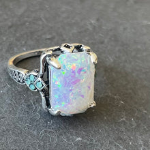 Load image into Gallery viewer, Opal Look Fun Cocktail ring, size 7