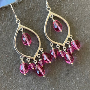 In The Pink Chandelier Earrings