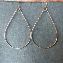 Load image into Gallery viewer, 14k Rose Gold Filled Katie Hammered Hoops