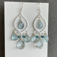 Load image into Gallery viewer, Alluring Aquamarine Earrings