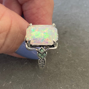 Opal Look Fun Cocktail ring, size 7