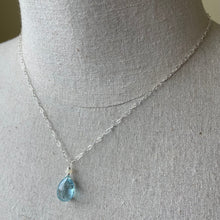 Load image into Gallery viewer, Huge Aquamarine and Opal Necklace, OOAK