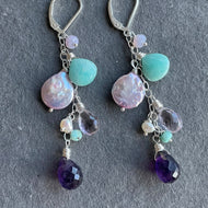 Amethyst Cascade Earrings