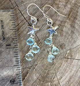 Be a Star Aquamarine Earrings