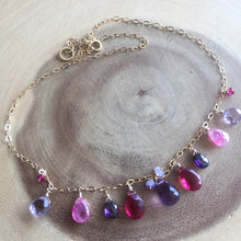 Load image into Gallery viewer, Basket of Berries Necklace, gold, silver or rose gold metal options