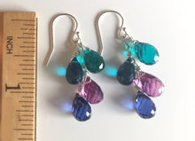 Load image into Gallery viewer, Blue Falls Cascade Earrings