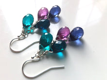 Load image into Gallery viewer, Blue Falls Cascade Earrings