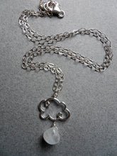 Load image into Gallery viewer, Cloud Charm Necklace with Moonstone