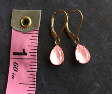 Load image into Gallery viewer, Rose Coral Dangles