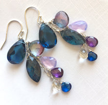 Load image into Gallery viewer, Frosty Air Moss Kyanite Dangles, Metal choices