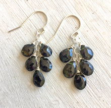 Load image into Gallery viewer, Classic  - Green Tourmaline Dangles, metal choices