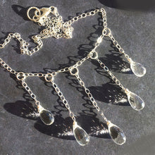 Load image into Gallery viewer, Melting Ice Rock Crystal Quartz Necklace