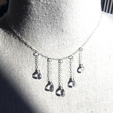 Load image into Gallery viewer, Melting Ice Rock Crystal Quartz Necklace