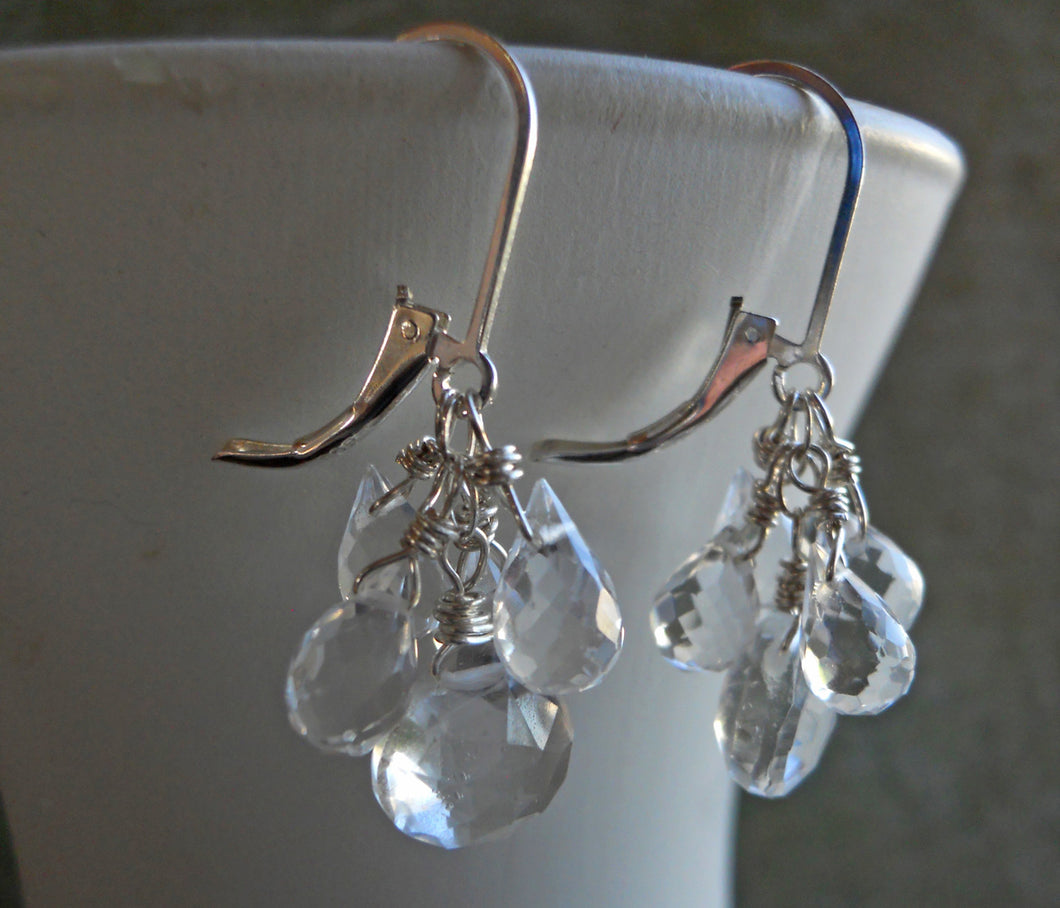 Leverback Icicle Earrings