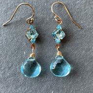 Topaz Blue Dangles