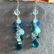 Load image into Gallery viewer, By the Sea Cascade Earrings
