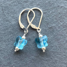 Load image into Gallery viewer, Butterfly crystal dangles