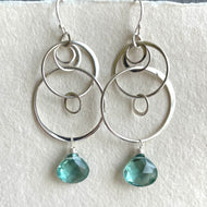 Seafoam Circle Chandeliers