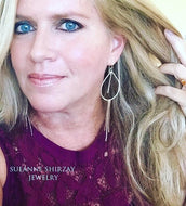 Sueanne Shirzay Metal Duster earrings