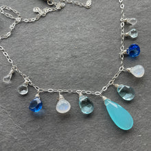 Load image into Gallery viewer, Moonstone Blues Necklace