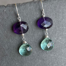 Load image into Gallery viewer, Amethyst Dangles