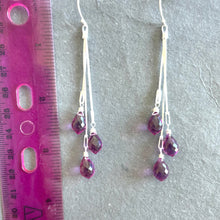 Load image into Gallery viewer, Dripping with Magenta Earrings