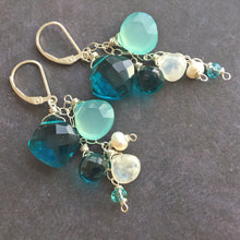 Load image into Gallery viewer, Island Breeze Cascade Earrings, Metal Choices