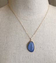 Load image into Gallery viewer, Kyanite Bezel Pendant, Great Size and Quality- One of a Kind