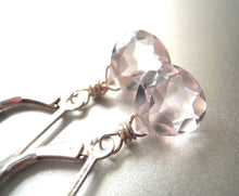 Load image into Gallery viewer, Mini Morganite Pink Earrings