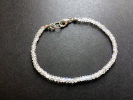 Simple Rainbow Moonstone Bracelet