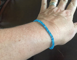 Neon Apatite Companion bracelet to Blue Is Your Color Bracelet