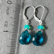 Load image into Gallery viewer, Paraiba Blue Opal Dangles