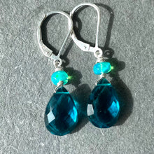 Load image into Gallery viewer, Paraiba Blue Opal Dangles