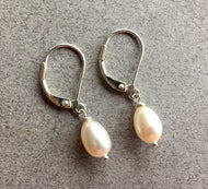 Freshwater Pearl Dangles, Metal Choices