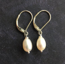 Load image into Gallery viewer, Freshwater Pearl Dangles, Metal Choices