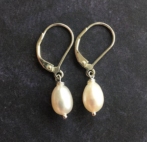 Freshwater Pearl Dangles, Metal Choices