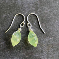 Prehnite Dewdrop Dangles