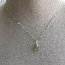 Load image into Gallery viewer, Golden Rutilated Quartz Necklace, OOAK