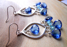 Load image into Gallery viewer, Tantalizing Tanzanite Blue Earrings - Sterling