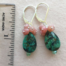 Load image into Gallery viewer, Turquoise Cluster Earrings