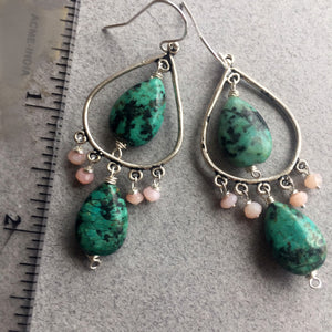 Turquoise Chandelier earrings