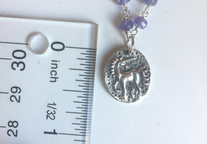 Unicorn Tanzanite Necklace